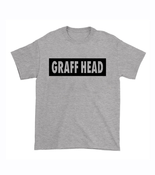 GRAFF HEAD Box Logo T-Shirt (Grey/Black)